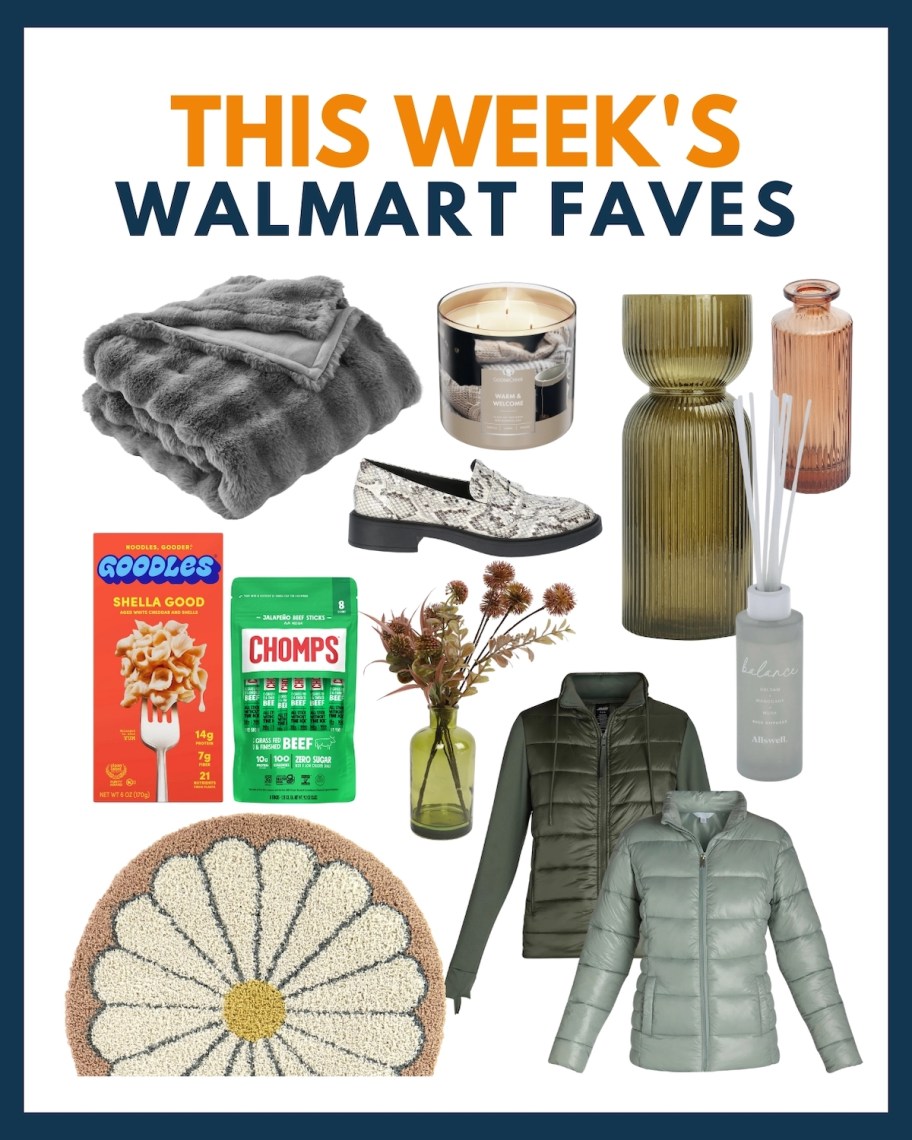 this weeks walmart faves collage graphic