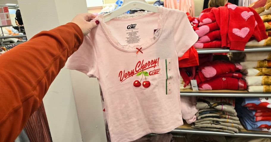 Coca-Cola Fans – Target Has Very Cherry Coke Tees for Only $14.99!