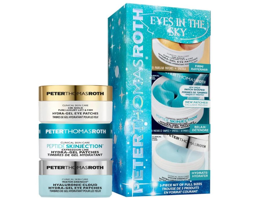 A 3-pack of Peter Thomas Roth eye patches