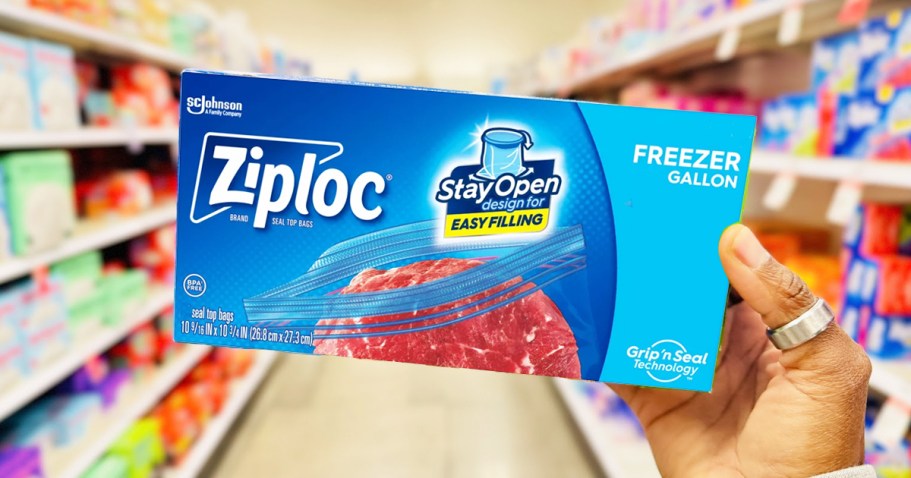 Ziploc Gallon Freezer Bags 120-Count Just $9.94 Shipped on Amazon (Regularly $24)