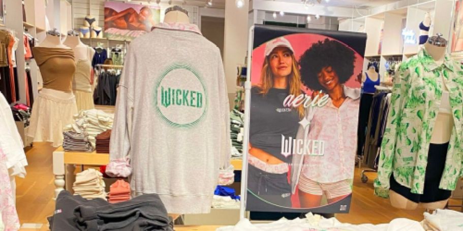 Up to 50% Off Wicked Clothing at Aerie | T-Shirts from $14.97!