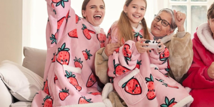 Wearable Blanket Hoodie Only $14.49 on Amazon (Reg. $36) | Cozy Teen Gift Idea!