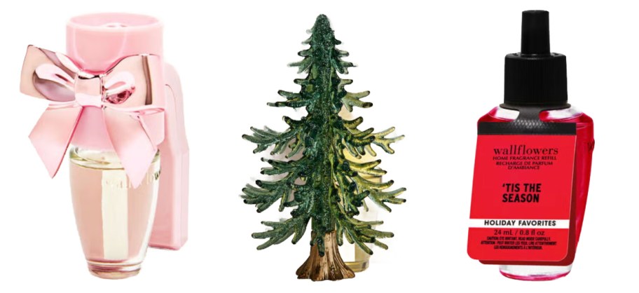 bow and tree wall plug holder