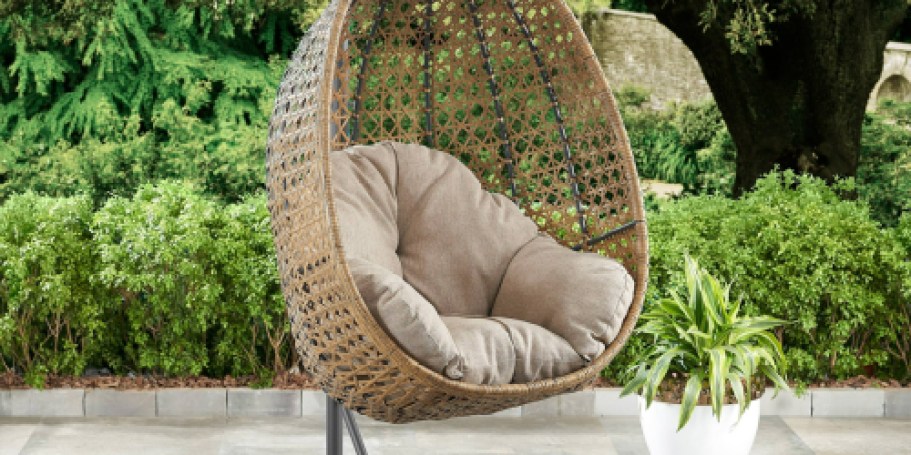 Walmart Patio Furniture Sale | Hanging Egg Chair Only $158 Shipped (Reg. $397)