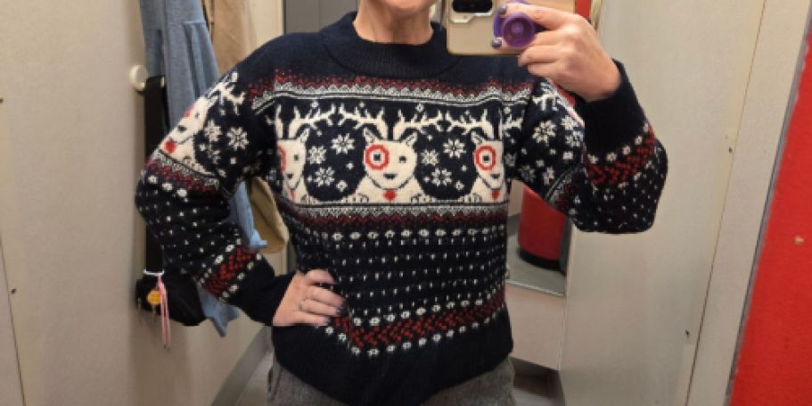 New Target Bullseye Sweaters for You & Your Pup!