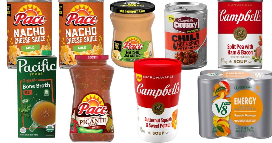 campbells product stock images