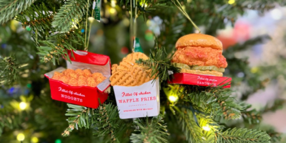 Chick-fil-A & Starbucks–Inspired Kohl’s Christmas Ornaments from $3.91 (+ More Foodie Styles)