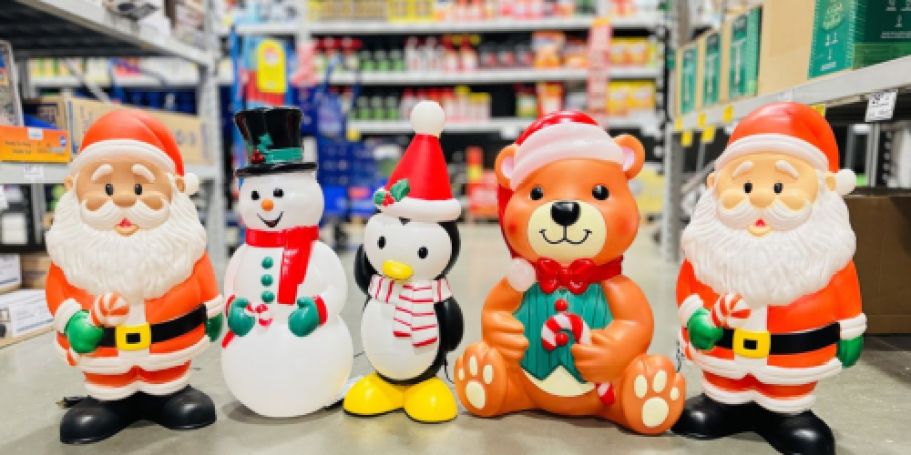 Lowe’s Christmas Blow Molds from $29.98 | Santa, Snowman, Penguin, & More