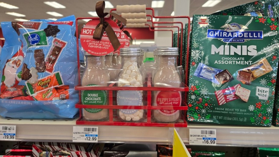 food gifts on. store shelf