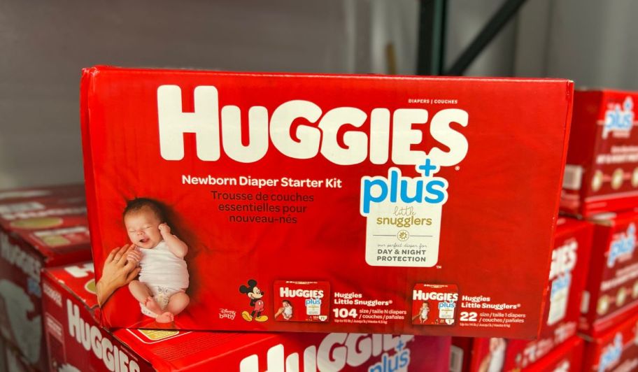 box of huggies at costco