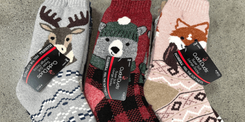 Cuddl Duds Holiday Socks 3-Pack Only $8 on SamsClub.com