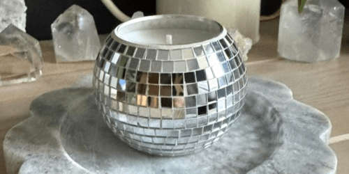 TWO Disco Ball or Sculpted Candles Only $5.25 at Target – Just $2.63 Each!