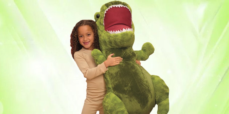 Dollar General 24 Days of Savings Sale = $15 Jumbo Plush (Dino, Bear, or Unicorn)