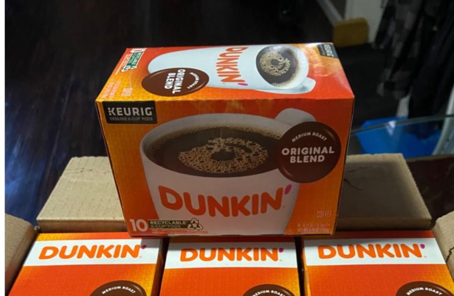 Dunkin’ Original Blend K-Cups 60-Count Just $19.44 Shipped on Amazon (32¢ Per Cup)