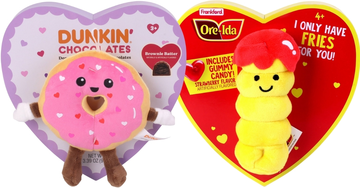 2ごう ジュン フランソワ クリスチーヌ パッチ 5枚セット Frankford Valentine's Plush w/ Candy Sets Just $10 at Target