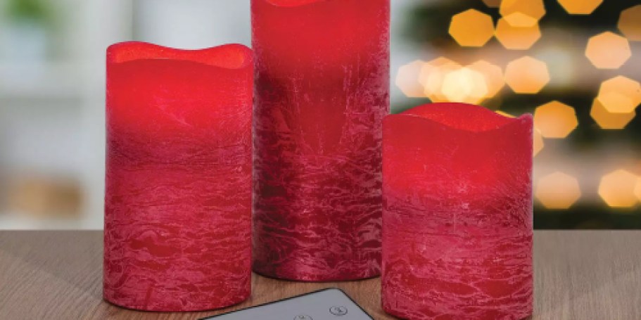 Flameless Candle 3-Piece Sets Only $11.99 on Kohls.com (Reg. $30)