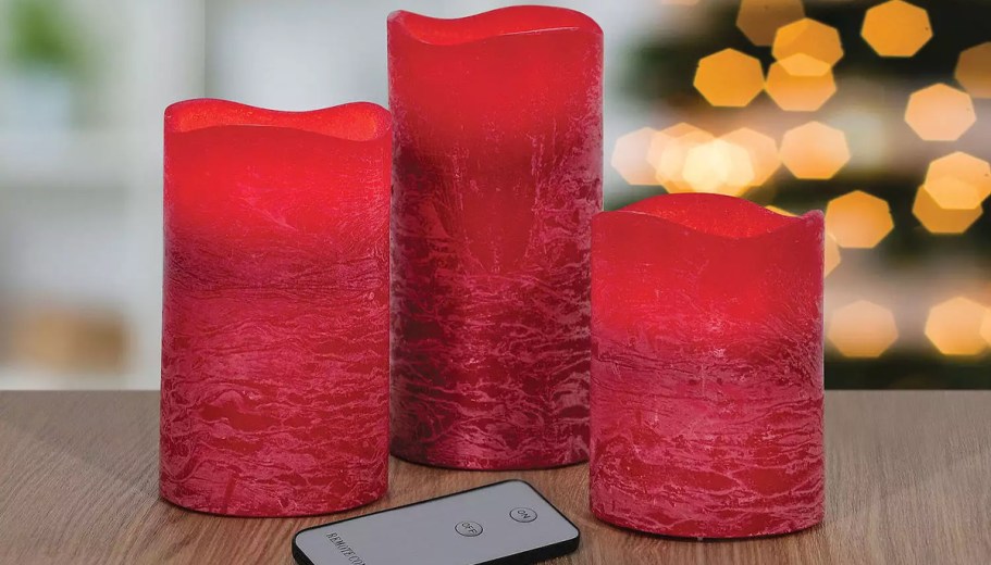 Flameless Candle 3-Piece Sets Only $11.99 on Kohls.com (Reg. $30)