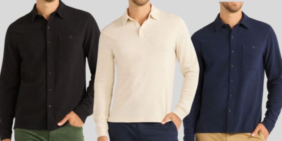 GO! Up to 65% Off Free Assembly Men’s Clothing on Walmart.com | Styles from $5.97!