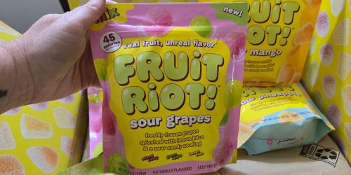 Fruit Riot Frozen Sour Candy Grapes Just $4.79 on Target.com (Fresh-Picked & Flash-Frozen)