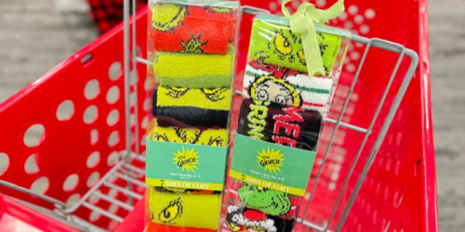 7 Days of Cozy Christmas Socks Just $9 on Target.com (Reg. $15) | Cheaper Than Cyber Monday!