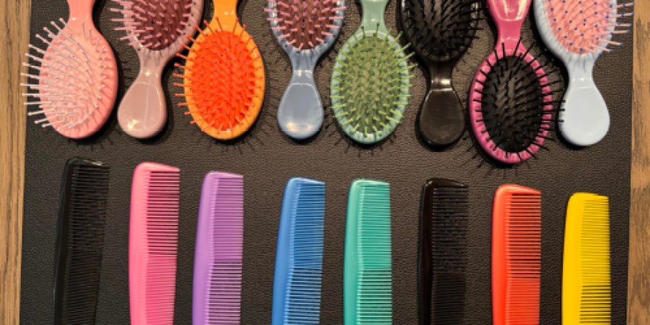 Mini Hair Brush 16-Pack Set ONLY $8.49 on Amazon | Practical Stocking Stuffer!