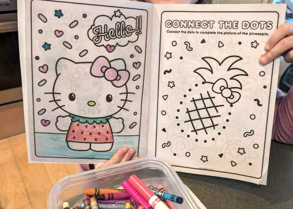 Kids Coloring Books Only $1 on Walmart.com | Hello Kitty, Disney, Paw Patrol, & More!