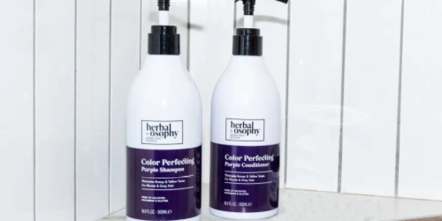 Herbalosophy Purple Shampoo AND Conditioner Set Just $13.49 Shipped on Amazon