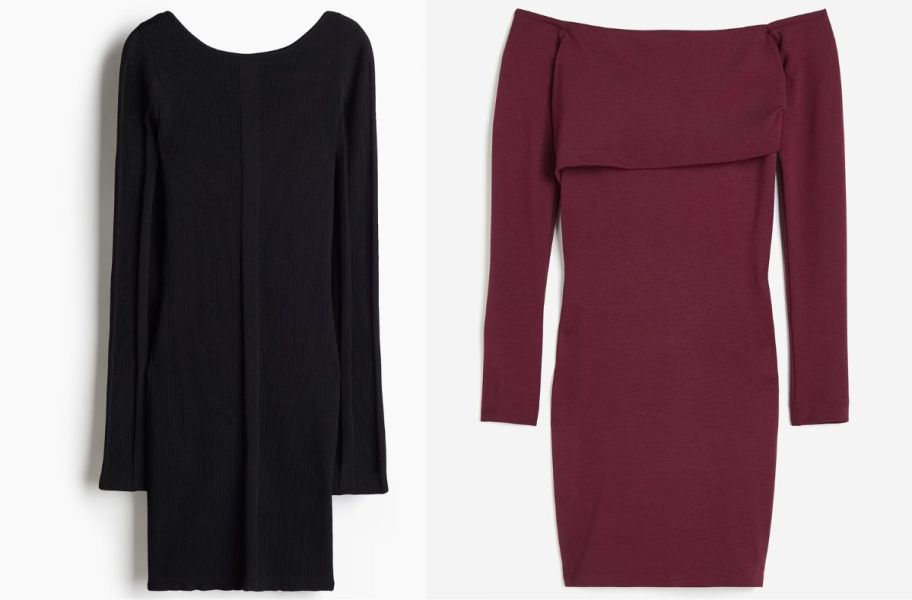 two h&M womens body con dresses 