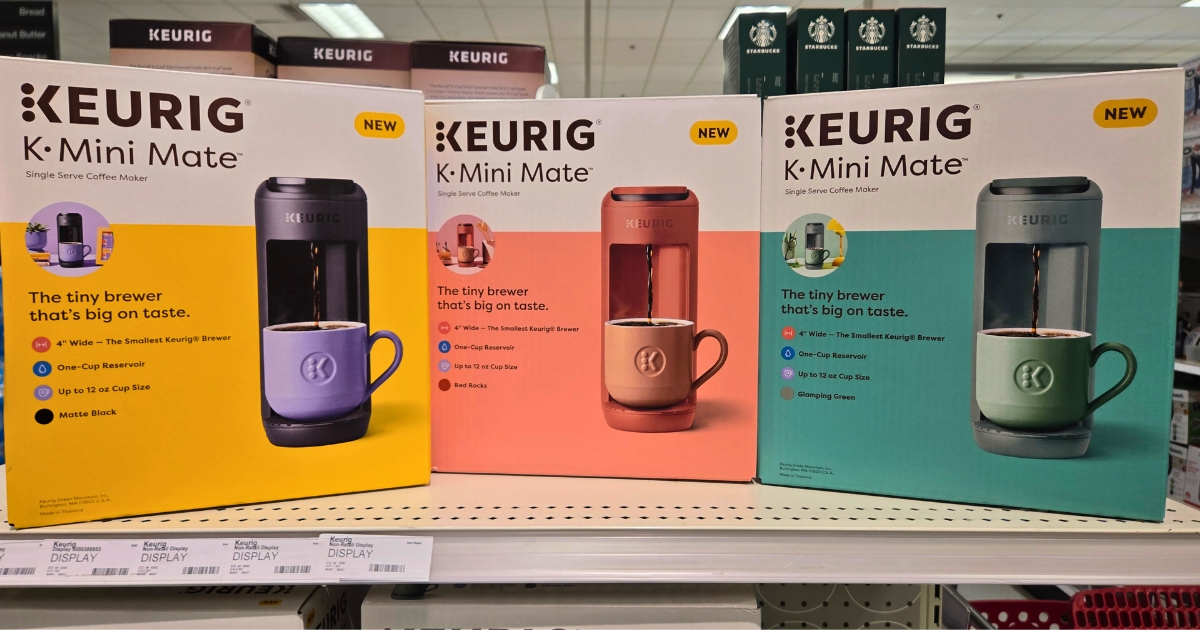 Keurig K-Mini Coffee Maker + 96 K-Cups Only $61.95 Shipped ($168 Value) | Perfect for Grads