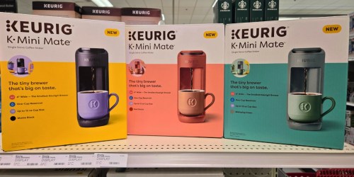 WOW! Get a Keurig K-Mini AND 96 K-Cups for Under $62 Shipped ($168 Value!)