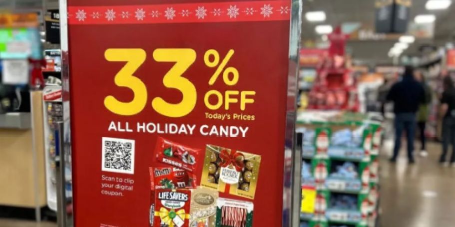 Best Kroger Deals This Week | 33% Off Holiday Candy + 16¢ Toothpaste & Deodorant!