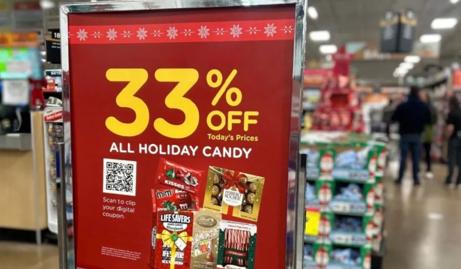 Best Kroger Deals This Week | 33% Off Holiday Candy + Colgate & Degree Just 16¢ Each!