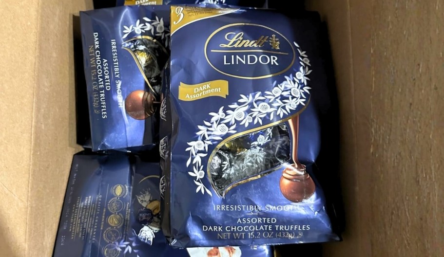Lindt Gourmet Dark Chocolate Truffles 15.2oz Bag Just $10.39 on Amazon