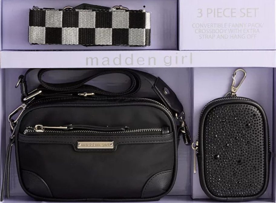 A madden girl 3-piece crossbody bog gift set