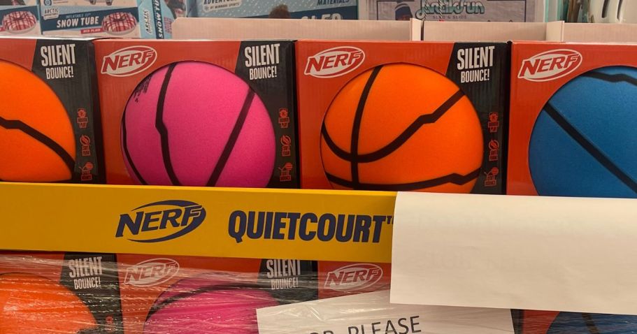 NERF Silent Basketball Only $12 on Walmart.com (Reg. $20)