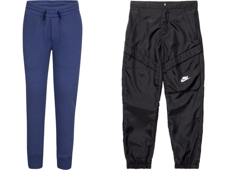 Stock images of two nike kids pants