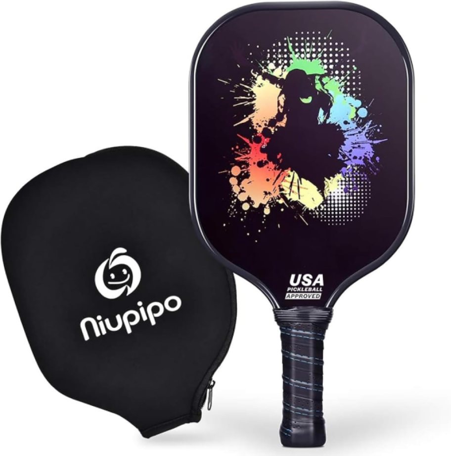 pickleball paddle with bag