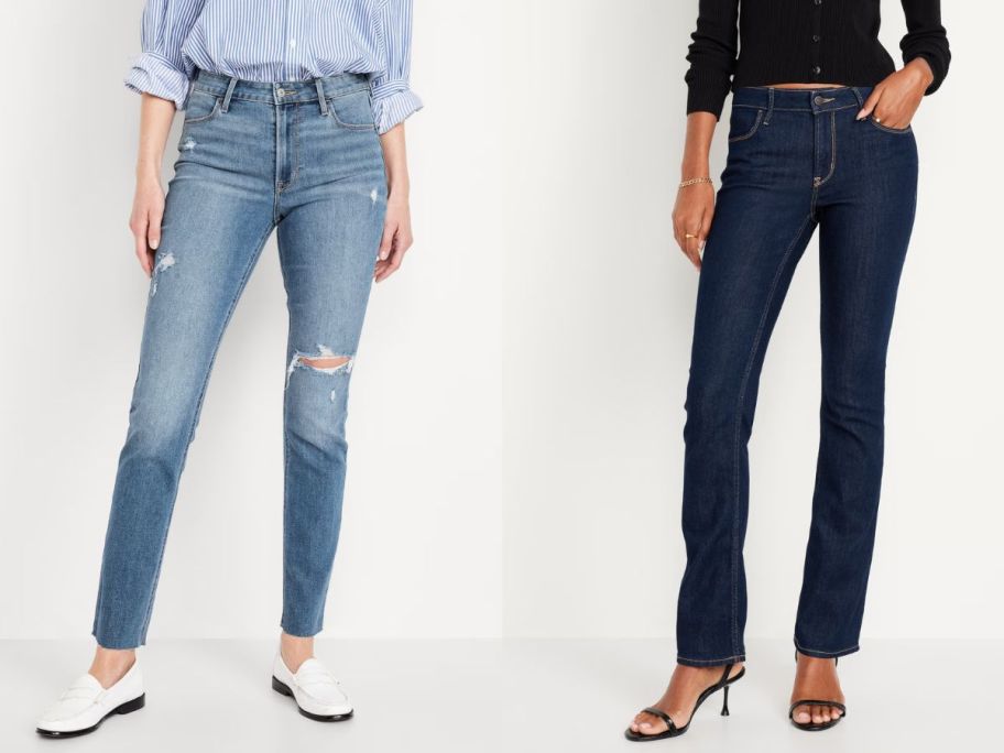 stock images of old navy women's jeans