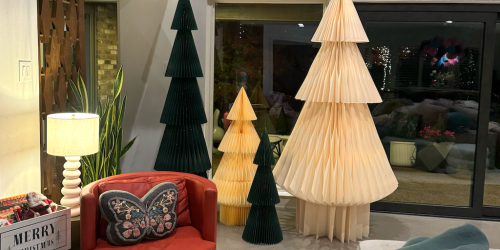 Up to 65% Off West Elm Paper Christmas Trees – $200 Off the HUGE 7′ Tree!