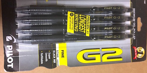 Pilot G2 Premium Gel Pens 4-Pack Just $5.53 Shipped on Amazon (Regularly $12)