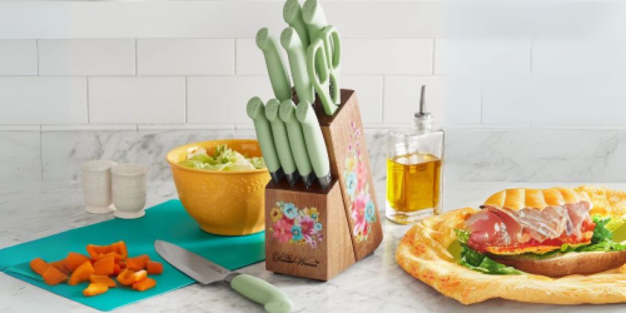 Pioneer Woman Knife Sets Only $16 on Walmart.com