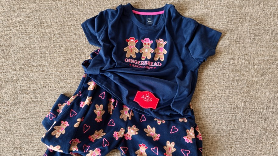 girls walmart pajama set