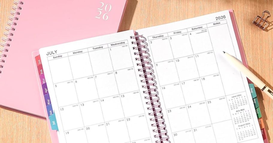Score 50% Off 2026 Planners on Amazon – Stay Organized in The New Year!