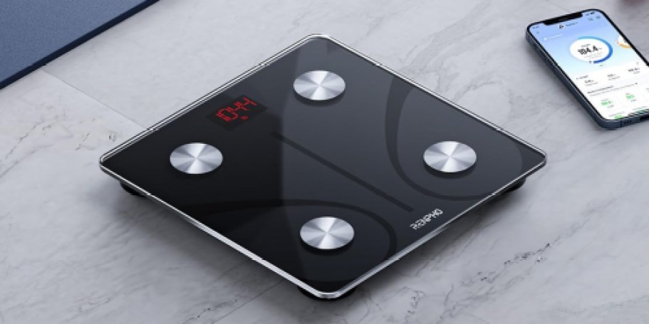 Bluetooth Digital Smart Scale Only $19.99 on Amazon (Reg. $35) | Track Weight, BMI & More
