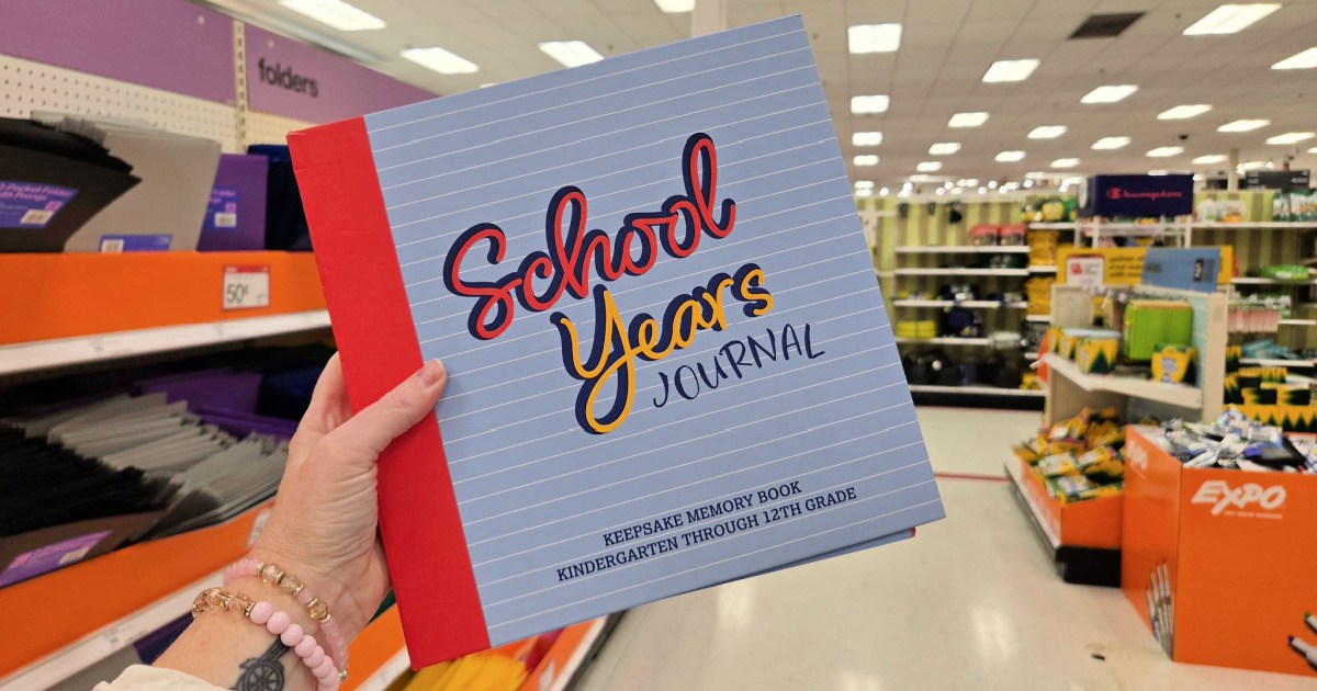 NEW K-12 School Memory Journal Just $12.99 at Target | Hip2Save