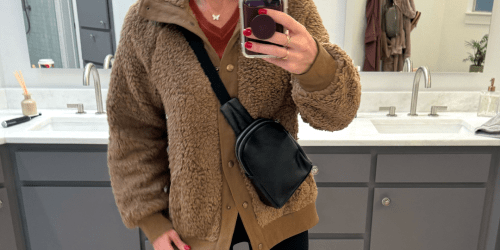 Women’s Sherpa Jacket Just $21.49 Shipped on Amazon (Regularly $43)