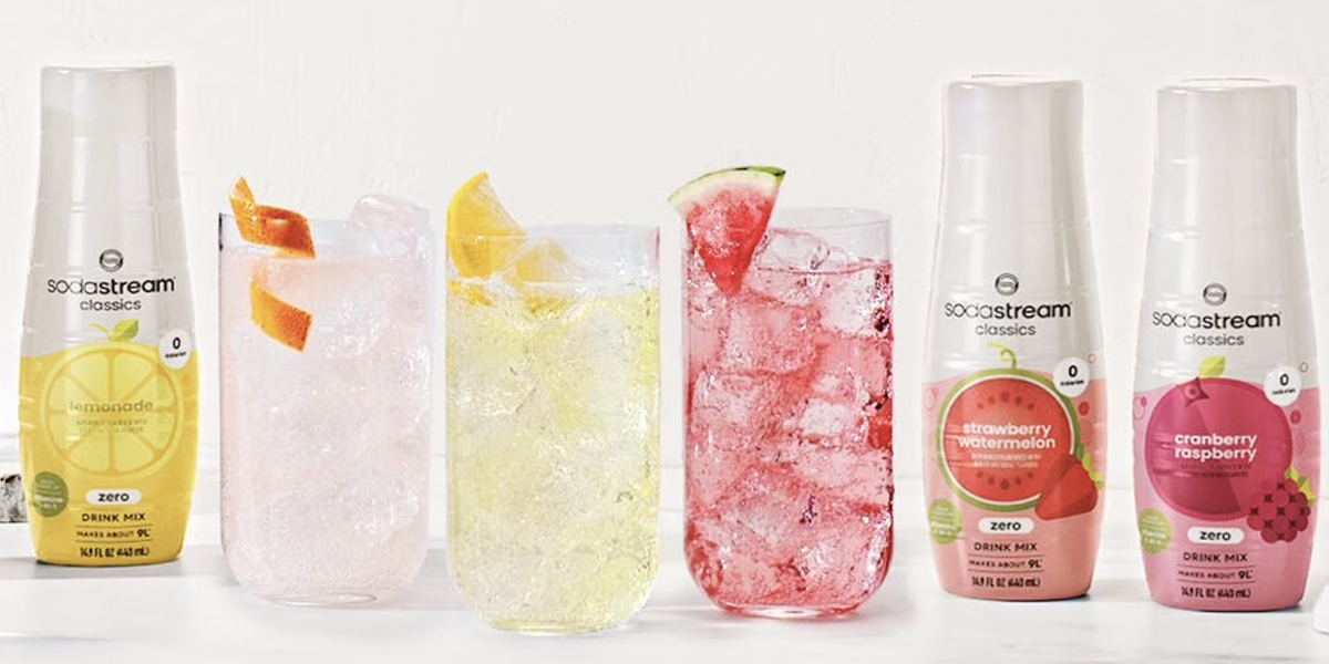 SodaStream Drink Mix 4-Packs Just $8 on Walmart.com (Reg. $27