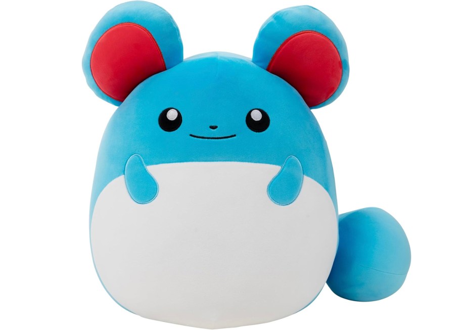 large blue and white pokemon squishmallow 