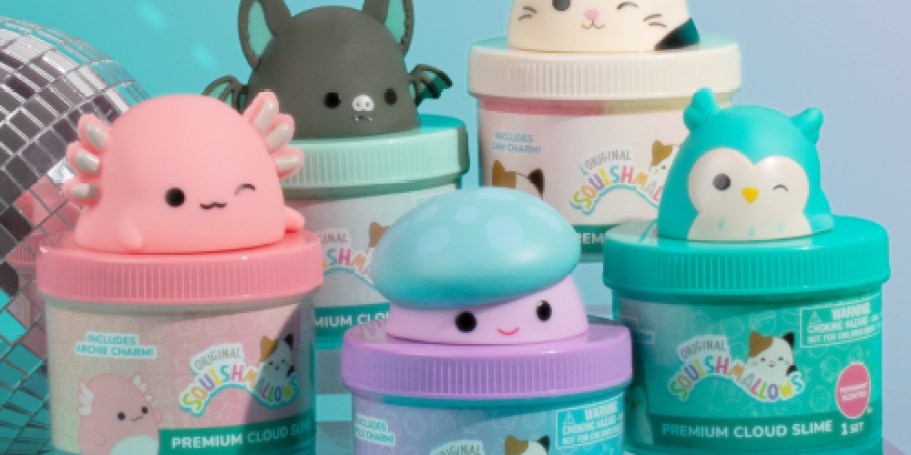 Squishmallows Scented Slime 5-Pack Only $15 on Walmart.com (Reg. $45)