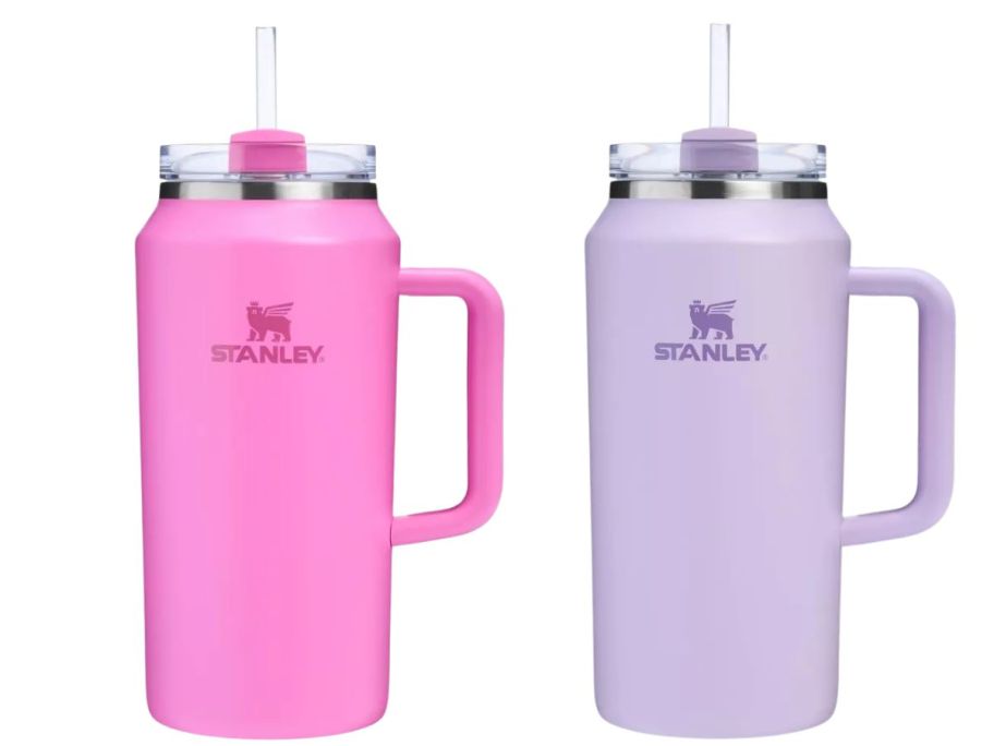 Stanley 64oz Stainless Steel H2.0 FlowState Quencher Tumbler stock images